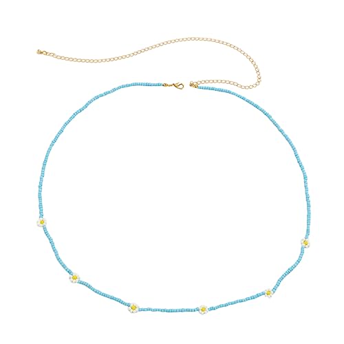 TEMPNAP Daisy-perlen-taillenkette Für Damen Bauchkette Mit Perlen-körperkette Schmuck Für Frauen Modisch Und von TEMPNAP