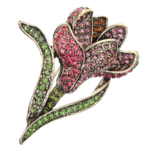 TEMPNAP Blumenbrosche für Damen mit Strass für Kleidung Hüte und Anzüge Hochwertige Anstecknadel für Besondere Anlässe und Festlichkeiten Perfektes für Langlebiges Design für von TEMPNAP