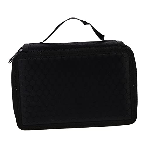 TEMPNAP Farbenfrohes Mehrschichtiges Federmäppchen Strapazierfähige Federtasche Für Buntstifte Für Künstler Und Schüler Organizer Für Malutensilien Und Schreibwaren von TEMPNAP