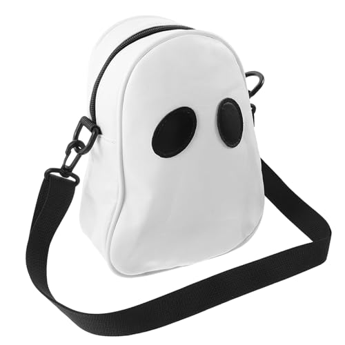 TEMPNAP Damen Crossbody Bag Weiß Verstellbarer Schultergurt Leichte Umhängetasche Mode Messenger Bag Vielseitig für Shopping Reise Arbeit Alltag von TEMPNAP