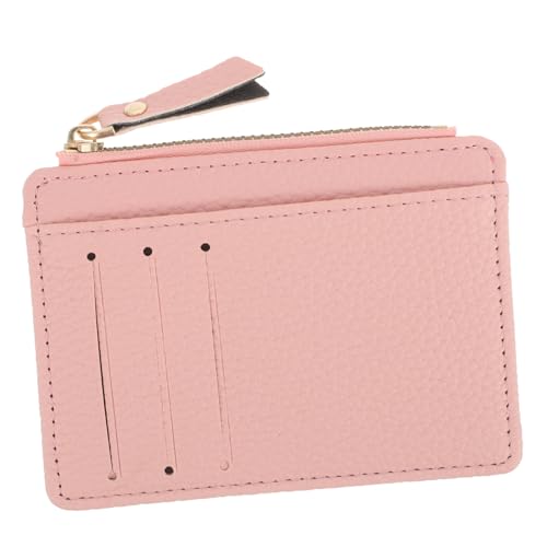 TEMPNAP Damen Pu Geldbörse Mit Reißverschluss Ultra- Kartenhalter Für Kreditkarten Und Münzen Für Outdoor-Shopping Und Reisen Kompaktes Design Farboption von TEMPNAP