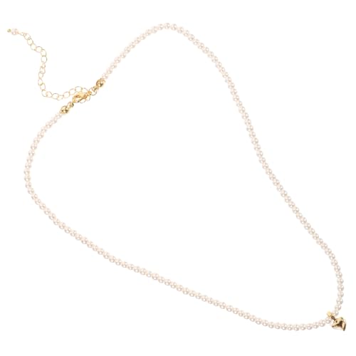 TEMPNAP Damen Halskette mit Perlen Kette mit Abnehmbarem Anhänger Schmuck für Besondere Anlässe Vielseitig Kombinierbar für Outfit von TEMPNAP