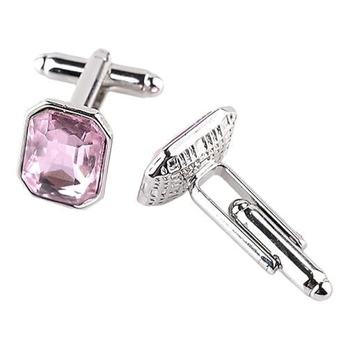 TEMPNAP Damen Manschettenknöpfe mit Funkelnden Kristallen Modisches Accessoire für Hemden Feine Verarbeitung Langlebig für Formelle Anlässe Wie Hochzeit Business und Feiern von TEMPNAP