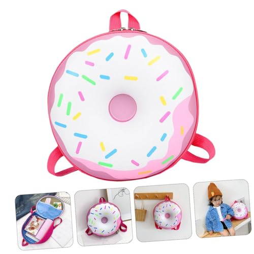 TEMPNAP Donut-förmiger Beutel Junge Mädchen Rucksack Tragbare Tasche Aufbewahrungstasche Rucksack Für Jungen Mädchen Lagerung Tasche von TEMPNAP