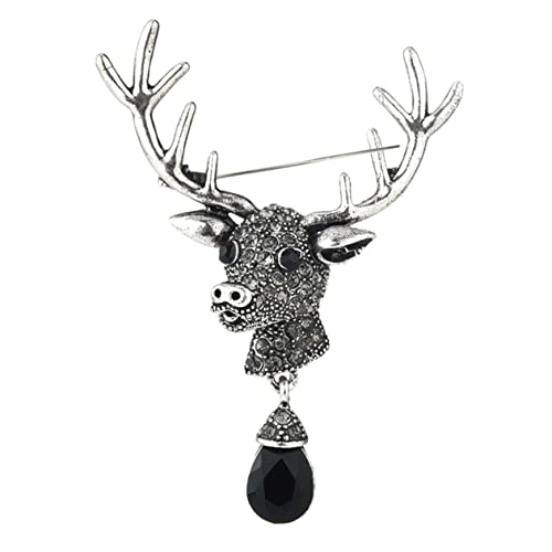 TEMPNAP Hirschbrosche Aus Legierung Kleiderbrosche Tier Brosche Anstecknadel Für Kleidung Schal Hut Anzug Dekoration Alltag Gebrauch von TEMPNAP