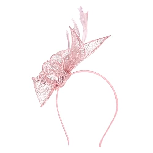 TEMPNAP Fascinator Stirnband Für Damen Vintage Kopfschmuck Tea Party Fascinator Hutclip Haaraccessoires Für Kostümpartys Und Bühnenauftritte von TEMPNAP