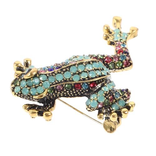 TEMPNAP Frosch Brosche Mit Funkelnden Kreative Tier-anstecknadel Für Kleidung Taschen Rucksäcke Und Hüte Einzigartiges Modeaccessoire Für Damen Und Herren TEMPNAP Frosch Brosche Mit Funkelnden Kreative Tier-anstecknadel Für Kleidung Taschen Rucksäcke Und Hüte Einzigartiges Modeaccessoire Für Damen Und Herren von TEMPNAP
