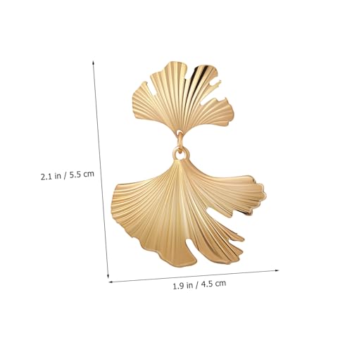 TEMPNAP Große Damen Metall Tropfen Ohrhänger Modisch Cutout Design Schmuck für Party Hochzeit Alltagskomfort und Vielseitiger Stil von TEMPNAP