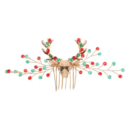 TEMPNAP Haarkamm für Frauen Eleganter Haarschmuck mit Strass Festliches Haardekor für Weihnachten Haar Accessoire für Feiern Zarter Haarkamm für Besondere Anlässe von TEMPNAP