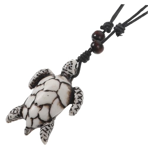 TEMPNAP Handgefertigte Schildkröten Halskette Geflochtenem Seil für Männer Stilvoller Anhänger mit Robustem Design Perfektes Schmuckstück für von TEMPNAP