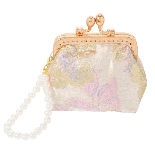 TEMPNAP Chinesische Geldbörse Handgefertigte Seidentasche Mit Perlenverzierung Traditionelles Design Für Hochzeiten Reisen Und Täglichen Gebrauch von TEMPNAP