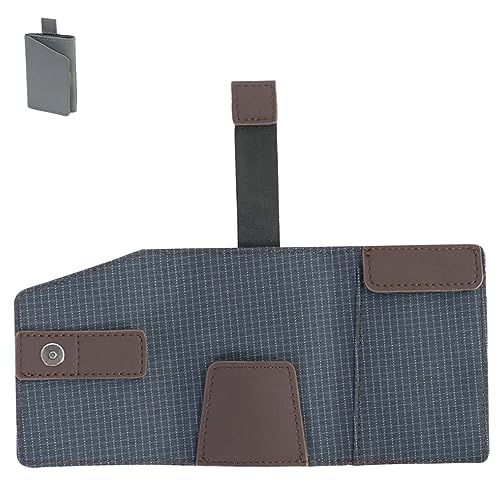 TEMPNAP Kreatives Kartenetui Für Männer Tragbares Pu-Leder Wallet Mit RFID-Schutz Praktischer Kartenhalter Für Id Und Kreditkarten Modernes Design von TEMPNAP