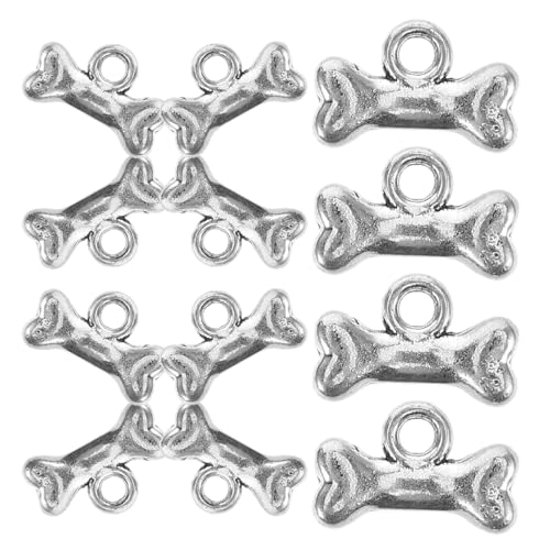 TEMPNAP Hundeknochen- in Antik- – 40 Silber-schmuckanhänger – Halsketten- Und Armband-set TEMPNAP Hundeknochen- in Antik- – 40 Silber-schmuckanhänger – Halsketten- Und Armband-set von TEMPNAP