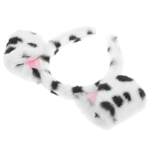 TEMPNAP Hundekopfband mit Cartoon Hundohren Tierkostüm Zubehör für Halloween Cosplay und Partys Niedliches Stirnband für Erwachsene Tierischem Design von TEMPNAP