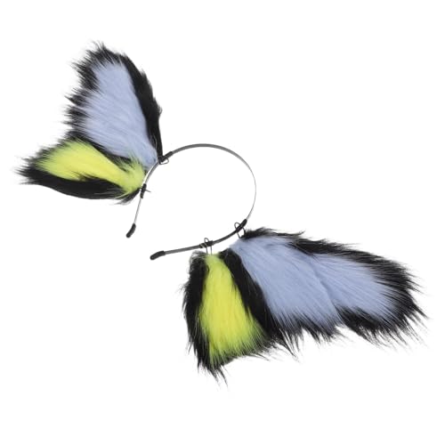 TEMPNAP Japanisches Cosplay Stirnband für Mädchen und Frauen Furry Schmetterling Feen Haaraccessoire für Halloween und Geburtstagsfeiern von TEMPNAP