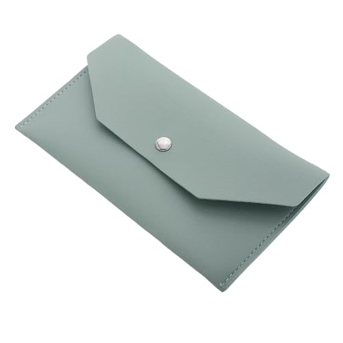 TEMPNAP Lange Geldbörse Damen Minimalistische Geldbörse Im Vintage-Stil Aus Pu Mittelgroß Für Karten Und Bargeld Multifunktionale Münztasche von TEMPNAP