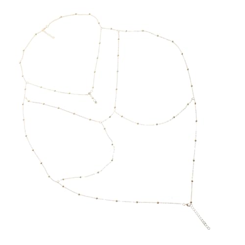 TEMPNAP Körperketten Für Damen Bikini-körperkette Strandparty-kette Brustkette Leichtes Legierungsmaterial Zierlicher Kettenschmuck Für Körperdekor Für Sommer Schwimmen Und Partys von TEMPNAP