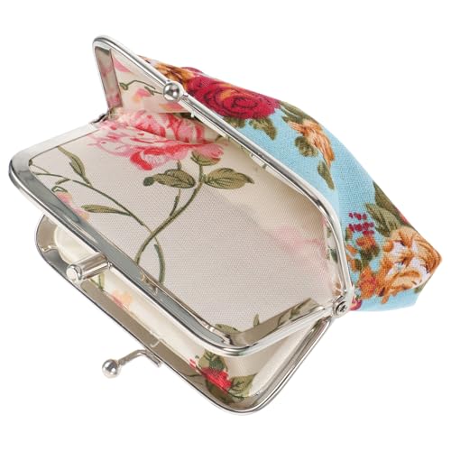 TEMPNAP Damen Handtasche Münzaufbewahrungstasche Doppeltes Canvas Tragbare Geldbörse für Münzen und Karten Kompakte Brieftasche für Frauen und Mädchen für Alltag und Reisen von TEMPNAP