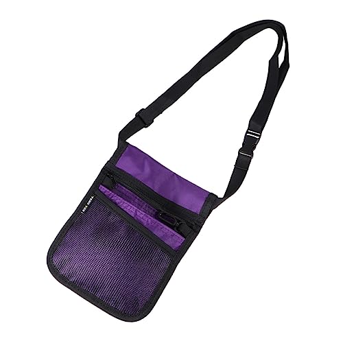 TEMPNAP Krankenschwester Hüfttasche Umhängetasche für Damen Anti-Diebstahl-Reisetasche große Tragetaschen für Frauen Handtasche Schultertasche Taschenbeutel für Krankenschwestern Violett von TEMPNAP