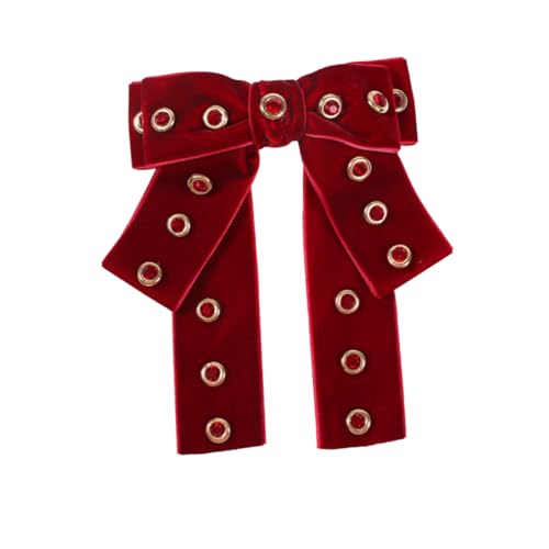 TEMPNAP Kreative Haarklammern Für Frauen Automatische Haarspangen Mit Einzigartigem Design Für Und Besondere Anlässe Rot von TEMPNAP