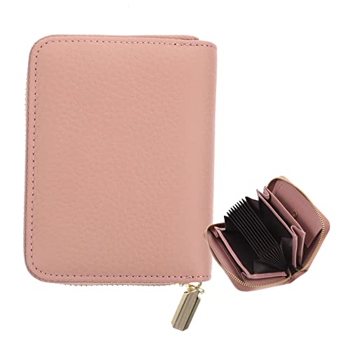 TEMPNAP Kreditkartenetui Großem Fassungsvermögen Für Id-Karten Und Bankkarten Stilvolles Multi-Card Slot Wallet Für Damen Und Für Alltag von TEMPNAP