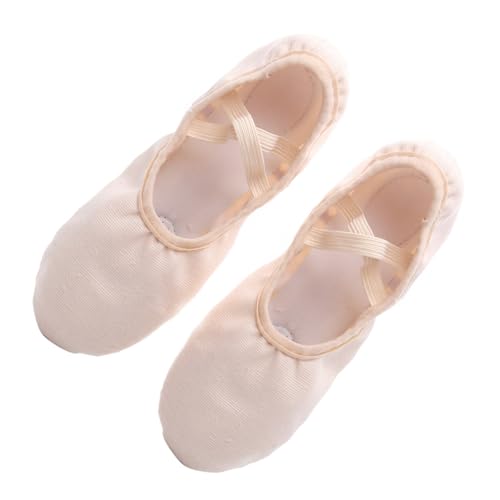 TEMPNAP Leichte Tanzschuhe mit Elastischem rutschfest Weiche Sohle Ballettschläppchen für Erwachsene für Yoga Traditioneller Modern Jazz von TEMPNAP