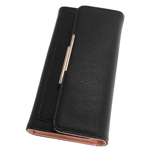 TEMPNAP Long Clutch Wallet PU Leather Trifold Purse with Multiple Card Slots Stylish and Lightweight for Daily Use and Special Occasions von TEMPNAP
