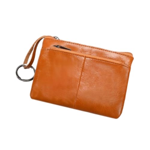 TEMPNAP Kurzes Portemonnaie Herren-ledergeldbörse Lässiges Mode-Portemonnaie Geldbörse Karten Bargeld Tragbar Praktisch Echtes Robustes von TEMPNAP