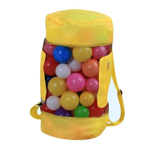 TEMPNAP Mesh-Strandtasche Mit Kordelzug Tragbare Netztasche Für Schwimmen Und Poolspielzeug Bälle Und Aufbewahrungstaschen Und Sandfrei Geeignet Für Junge Mädchen Und Erwachsene von TEMPNAP