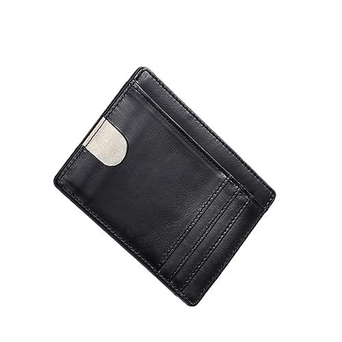 TEMPNAP Minimalistische RFID Geldbörse für Herren Schlanke Brieftasche mit Mehreren Kartenfächern Münzfach für Fronttasche Sicherer Diebstahlschutz von TEMPNAP