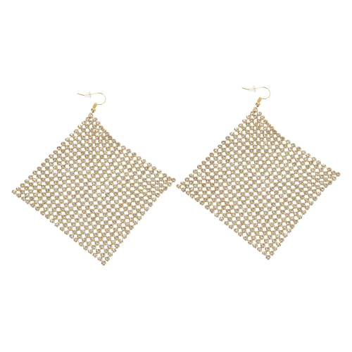TEMPNAP Edle Strass Ohrringe Für Damen Lange Ohrhänger Stilvoller Modeschmuck Weibliches Ohr Accessoire Für Viele Anlässe von TEMPNAP