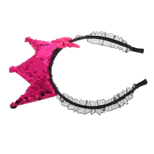 TEMPNAP Niedliche Bowknot -kronen -stirnband Stylish Hair Accessoire Modische Stirnband Frauen Haarzubehör Gesicht Waschland -stirnband Einfaches Haar Accessoire von TEMPNAP