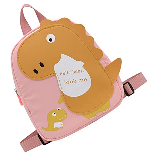TEMPNAP Dinosaurier Rucksack Für Junge Mädchen Niedlicher Praktischer Schulrucksack Aus Nylon Mit Verstellbarem Schultergurt Atmungsaktiv Und Leicht Für Schule Und Ausflüge von TEMPNAP
