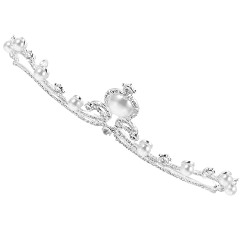 TEMPNAP Perlen Tiara Haarschmuck für Hochzeiten Abschlussbälle Elegantes Haaraccessoire für Besondere Anlässe mit Langlebigem Material Funkelndem TEMPNAP Perlen Tiara Haarschmuck für Hochzeiten Abschlussbälle Elegantes Haaraccessoire für Besondere Anlässe mit Langlebigem Material Funkelndem von TEMPNAP