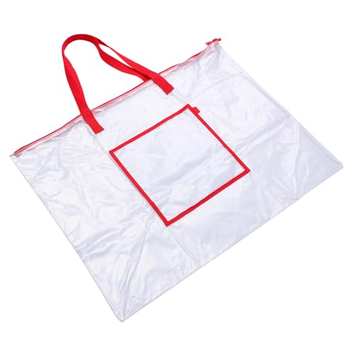 TEMPNAP Praktische Aufbewahrungstasche für Große Poster mit Reißverschluss und Tragegriff Transparenter Organizer für Ankündigungsboards und Lehrmaterial Robust und Langlebig Inklusive von TEMPNAP