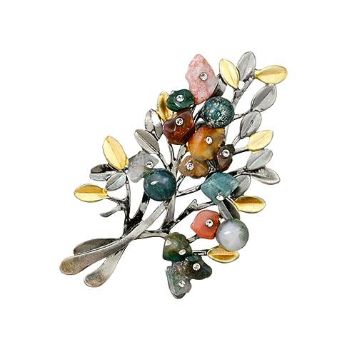TEMPNAP Premium Damen Brosche mit Bunten Retro Anstecknadel für Kleidung für Alltag und Besondere Anlässe von TEMPNAP