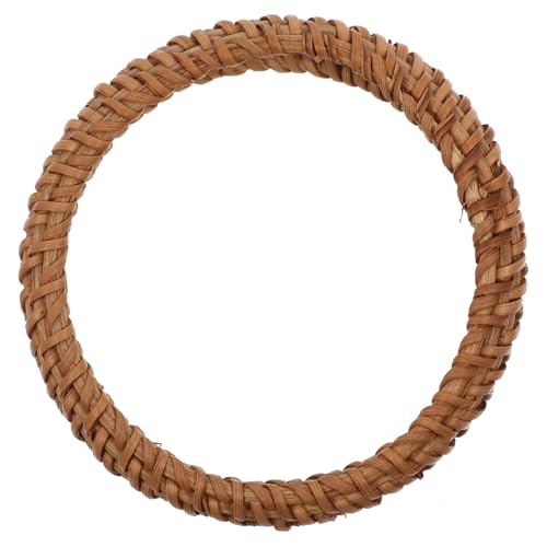 TEMPNAP Rattan Bangle Armband für Damen Retro Bohemia Stil Chunky Handgelenk Schmuck Handgewebt für Geburtstage und Besondere Anlässe Modisches Accessoire von TEMPNAP
