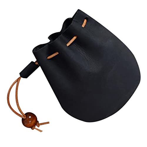 TEMPNAP Mini Aufbewahrungstasche Vintage Münzbeutel Multifunktionaler Schlüsselanhänger Schwarz Praktisch Für Alltag Handtasche Rucksack Und Reisen Leichtes Und Haltbares Material Stilvoll von TEMPNAP