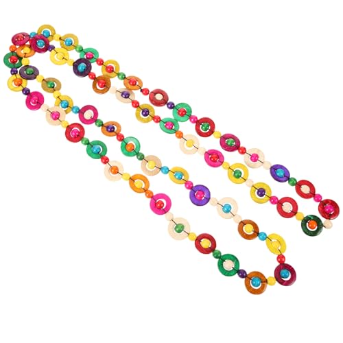 TEMPNAP Böhmische Kokosnuss Muschel Halskette für Damen Handgefertigt Farbenfrohe Perlen Retro Schmuck Geschenkidee für Frauen von TEMPNAP