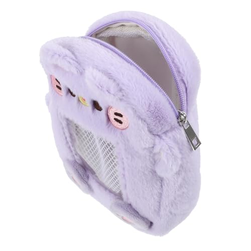 TEMPNAP Kleiner Bär Münzbörse Mit Schlüsselanhänger Niedliche Transparente Karten Und Geldtasche Für Damen Für Karten Münzen Und Kopfhörer Für Unterwegs von TEMPNAP