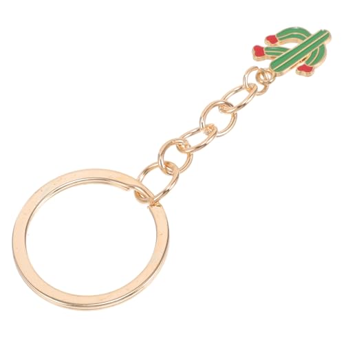 TEMPNAP Cactus Schlüsselanhänger Aus Langlebigem Material Einzigartiger Schlüsselhalter Mit Dekorativem Design Für Taschen Und Rucksäcke Für Mädchen Und Frauen Farbenfrohe Akzente von TEMPNAP