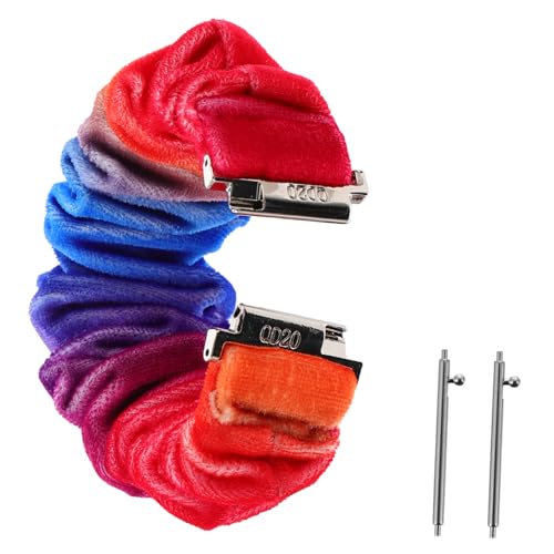 TEMPNAP Scrunchie Uhrenarmband für Galaxy Verstellbares Elastisches Armband kein Verschluss Atmungsaktiv für Damen und Herren und Komfortabel von TEMPNAP
