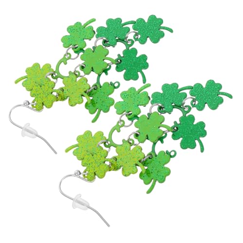 TEMPNAP St Patrick's Day Ohrringe Damen Grün Kleeblatt Charm Anhänger Einzigartiges Design Langlebig Komfortabel Einzigartige Verspielte Festival Schmuck für Frauen Mädchen von TEMPNAP