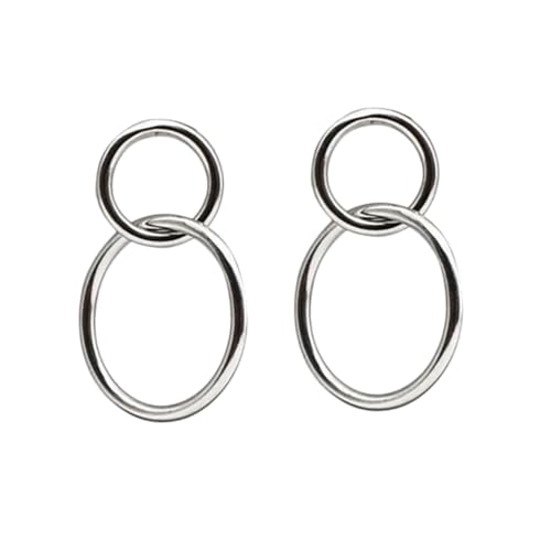 TEMPNAP Sterlingsilber Ohrhänger Damen Rund Geometrisch Leicht Ohrschmuck Modisch Alltagsschmuck Geschenk von TEMPNAP