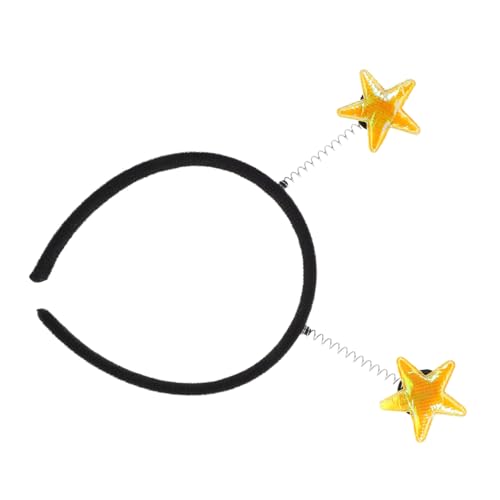 TEMPNAP Titel Buntes Stern-stirnband Für Partys Glitzernder Haarschmuck Für Frauen Bequemer Haarreif Mit Fünfzackigem Stern Für Festivals Und Besondere Anlässe von TEMPNAP