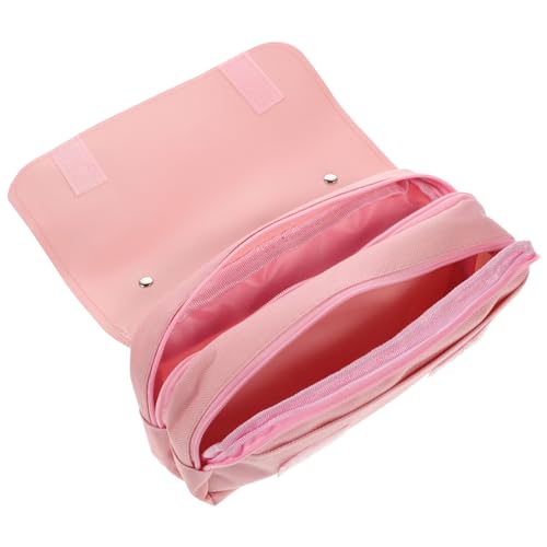 TEMPNAP Stiftebox Für Mädchen Cartoon Bleistifthalter Mit Reißverschluss Großes Fassungsvermögen Für Stifte Und Kleinigkeiten Tragbar Für Schulranzen Oder Handtasche von TEMPNAP