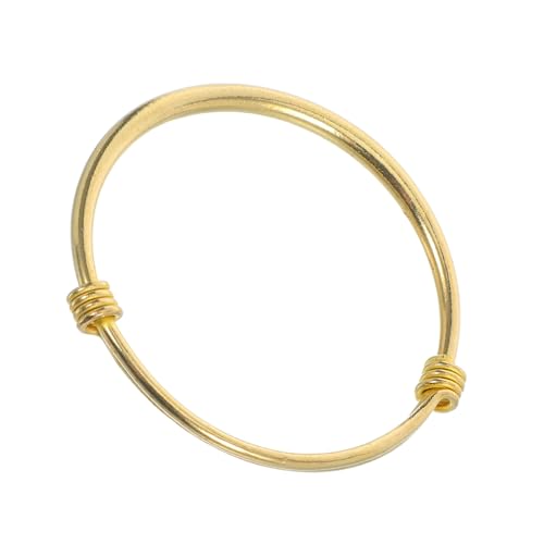 TEMPNAP Verstellbares Kupferarmband für Verstellbarer Push Pull Armreif Modischer Goldener Schmuck Anpassbarer Kinderbangle mit Feiner Verarbeitung Geeignet für Geburtstage und Tägliches von TEMPNAP