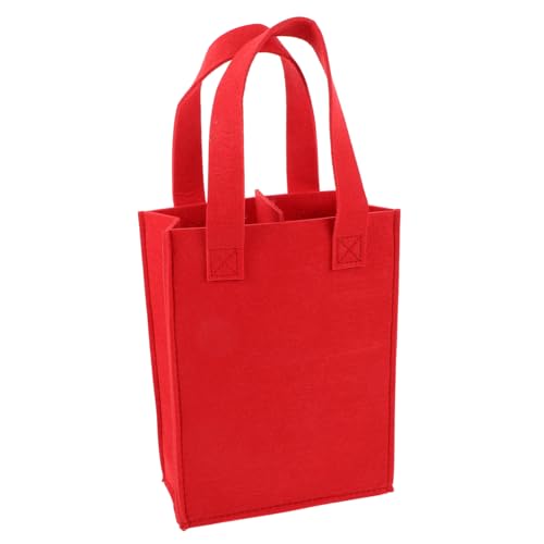 TEMPNAP Weinflaschentasche Filz für Flaschen Robuste und Stilvolle Tragetasche für oder Veranstaltungen Schützt vor Kratzern und Elegantes Design von TEMPNAP