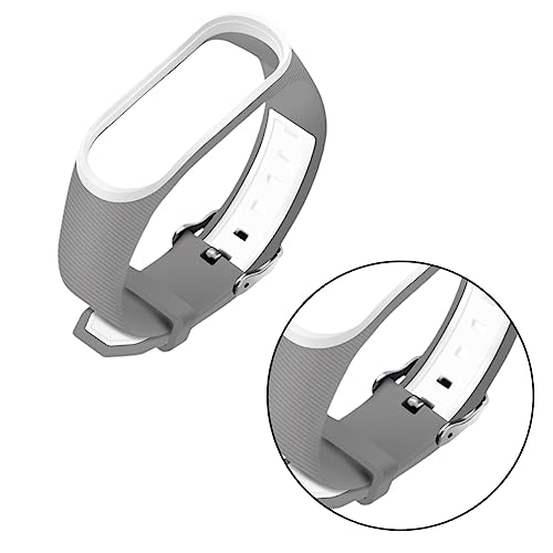 TEMPNAP Zweifarbiges Silikon Armband für Minimalistischer Ersatz für Armbanduhren Geeignet für Herren und Damen Verstellbar und Komfortabel Perfektes Accessoire für von TEMPNAP