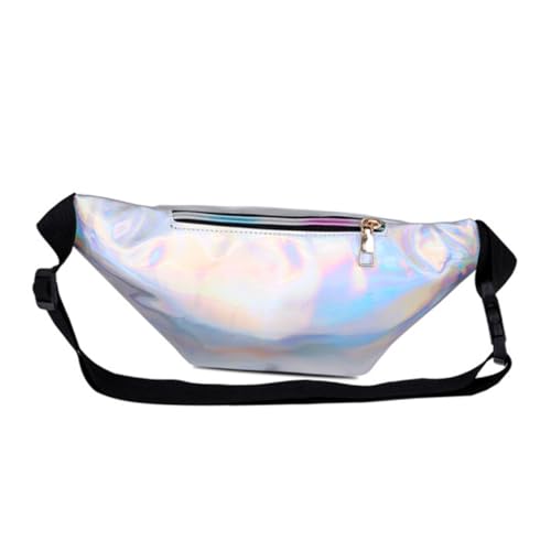 TEMPNAP glänzende Umhängetasche die Einkaufstasche Gepäck Handtaschen Bauchtasche Mini-Gürteltasche Storage Pockets Storage Bags travel Bags Purse Frau Gürteltasche glänzender Kulturbeutel von TEMPNAP